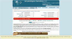 Desktop Screenshot of cat.psicologosenbarcelona.es